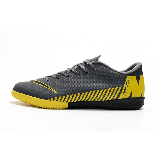 Kopačky Nike Vaporx 12CLUB IC Dark Šedá Žlutá Kopačky Nike Vaporx 12CLUB IC Dark Šedá Žlutá