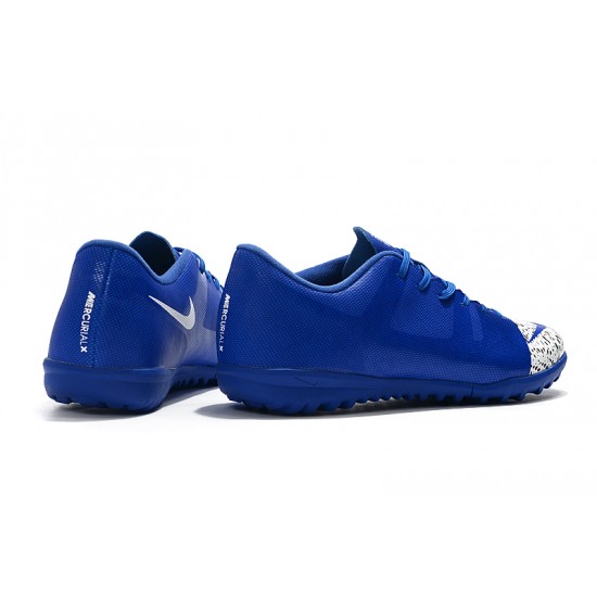 Kopačky Nike Vaporx 12CLUB TF Modrý Bílý Kopačky Nike Vaporx 12CLUB TF Modrý Bílý