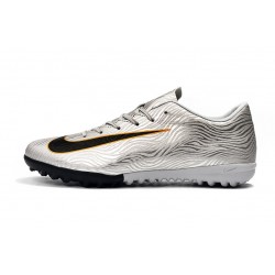 Kopačky Nike Vaporx 12CLUB TF Stříbrný