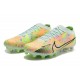 Kopačky Nike Air Zoom Mercurial Vapor XV Elite AG Low-top Khaki Zelená Kopačky Nike Air Zoom Mercurial Vapor XV Elite AG Low-top Khaki Zelená