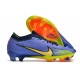 Kopačky Nike Air Zoom Mercurial Vapor XV Elite FG Low-top Modrý Žlutý Černá Kopačky Nike Air Zoom Mercurial Vapor XV Elite FG Low-top Modrý Žlutý Černá