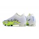 Kopačky Nike Air Zoom Mercurial Vapor XV Elite FG Low-top Bílý Zelená Modrý Kopačky Nike Air Zoom Mercurial Vapor XV Elite FG Low-top Bílý Zelená Modrý