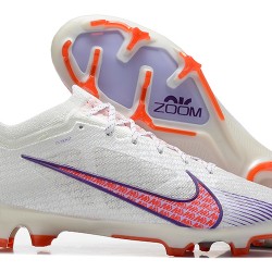 Kopačky Nike Air Zoom Mercurial Vapor XV Elite FG Bílý Nachový Oranžovýý Low-top