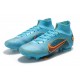 Kopačky Nike Mercurial Superfly 8 Elite FG High-top Modrý Kopačky Nike Mercurial Superfly 8 Elite FG High-top Modrý
