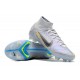 Kopačky Nike Mercurial Superfly 8 Elite FG High-top Bílý Modrý Multi Kopačky Nike Mercurial Superfly 8 Elite FG High-top Bílý Modrý Multi