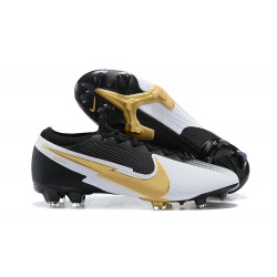 Kopačky Nike Mercurial Vapor 13 Elite FG Černá Zlato Bílý Low-top