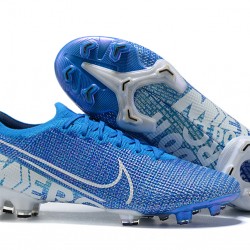 Kopačky Nike Mercurial Vapor 13 Elite FG LightModrý Bílý Low-top