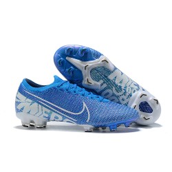 Kopačky Nike Mercurial Vapor 13 Elite FG LightModrý Bílý Low-top