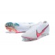 Kopačky Nike Mercurial Vapor 13 Elite FG Růžový Modrý Bílý Low-top Kopačky Nike Mercurial Vapor 13 Elite FG Růžový Modrý Bílý Low-top