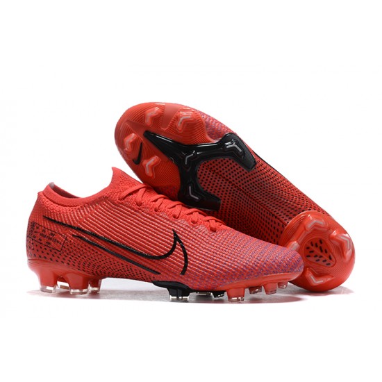 Kopačky Nike Mercurial Vapor 13 Elite FG Červené Černá Low-top Kopačky Nike Mercurial Vapor 13 Elite FG Červené Černá Low-top