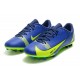 Kopačky Nike Mercurial Vapor 14 Academy AG Low-top Modrý Žlutý Kopačky Nike Mercurial Vapor 14 Academy AG Low-top Modrý Žlutý