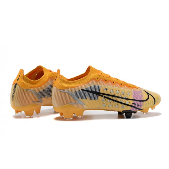Kopačky Nike Mercurial Vapor 14 Elite FG Low-top Oranžovýý Černá Kopačky Nike Mercurial Vapor 14 Elite FG Low-top Oranžovýý Černá