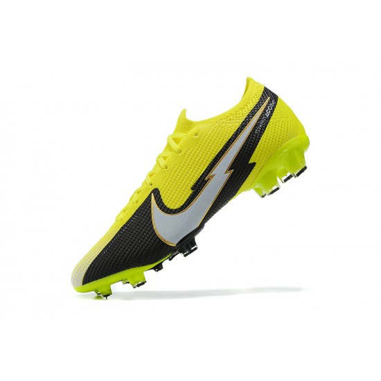 Kopačky Nike Mercurial Vapor VII 13 Elite FG LightŽlutý Černá Low-top Kopačky Nike Mercurial Vapor VII 13 Elite FG LightŽlutý Černá Low-top