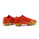 Kopačky Nike Mercurial Vapor VII 13 Elite FG Červené Zlato Low-top Kopačky Nike Mercurial Vapor VII 13 Elite FG Červené Zlato Low-top