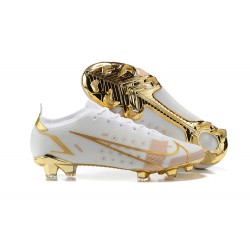 Kopačky Nike Mercurial Vapor XIV Elite FG Bílý Zlato Low-top
