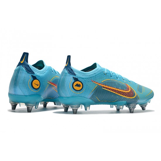 Kopačky Nike Mercurial Vapor XIV Elite SG PRO Anti Clog Low-top Modrý Kopačky Nike Mercurial Vapor XIV Elite SG PRO Anti Clog Low-top Modrý