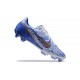 Kopačky Nike Mercurial Vapor XV FG Bílý Zlato Modrý Low-top Kopačky Nike Mercurial Vapor XV FG Bílý Zlato Modrý Low-top