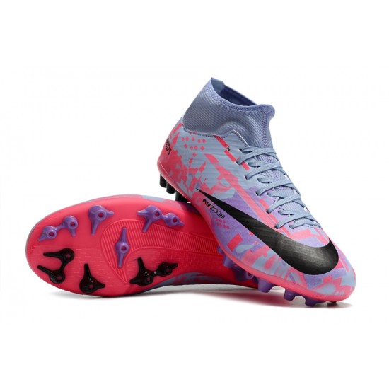 Kopačky Nike Air Zoom Mercurial Superfly IX Academy AG High-top Nachový Růžový Kopačky Nike Air Zoom Mercurial Superfly IX Academy AG High-top Nachový Růžový