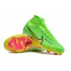 Kopačky Nike Air Zoom Mercurial Superfly IX Elite FG High-top Růžový Zelená Kopačky Nike Air Zoom Mercurial Superfly IX Elite FG High-top Růžový Zelená