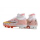Kopačky Nike Air Zoom Mercurial Superfly IX Elite FG High-top Bílý Oranžovýý Žlutý Kopačky Nike Air Zoom Mercurial Superfly IX Elite FG High-top Bílý Oranžovýý Žlutý
