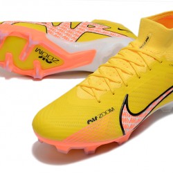Kopačky Nike Air Zoom Mercurial Superfly IX Elite FG High-top Žlutý Oranžovýý