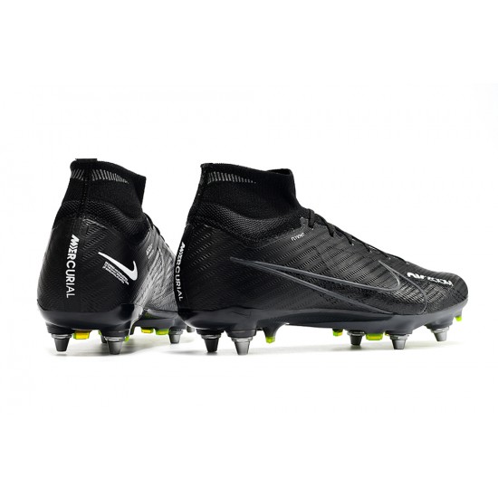 Kopačky Nike Air Zoom Mercurial Superfly IX Elite SG High-top Černá Kopačky Nike Air Zoom Mercurial Superfly IX Elite SG High-top Černá
