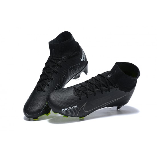 Kopačky Nike Air Zoom Mercurial Superfly Ix Elite Fg Bílý Zelená Černá High-top Football Cleats Kopačky Nike Air Zoom Mercurial Superfly Ix Elite Fg Bílý Zelená Černá High-top Football Cleats