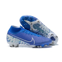 Kopačky Nike Superfly 7 Elite SE FG Bílý Modrý High-top