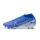 Kopačky Nike Superfly 7 Elite SE FG Bílý Modrý High-top Kopačky Nike Superfly 7 Elite SE FG Bílý Modrý High-top