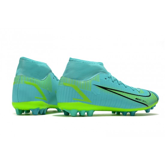 Kopačky Nike Superfly 8 Academy AG High-top Turqoise Kopačky Nike Superfly 8 Academy AG High-top Turqoise
