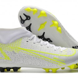 Kopačky Nike Superfly 8 Academy AG High-top Bílý Žlutý