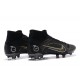 Kopačky Nike Superfly 8 Elite FG Černá Zlato Šedá High-top Kopačky Nike Superfly 8 Elite FG Černá Zlato Šedá High-top