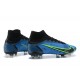 Kopačky Nike Superfly 8 Elite FG Modrý Žlutý Černá High-top Kopačky Nike Superfly 8 Elite FG Modrý Žlutý Černá High-top