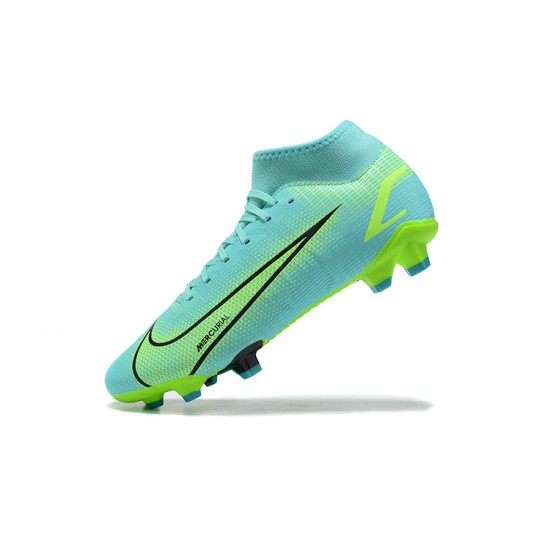 Kopačky Nike Superfly 8 Elite FG Zelená Žlutý Černá High-top Kopačky Nike Superfly 8 Elite FG Zelená Žlutý Černá High-top