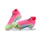 Kopačky Nike Superfly 8 Elite FG Růžový Zelená Modrý Černá High-top Kopačky Nike Superfly 8 Elite FG Růžový Zelená Modrý Černá High-top