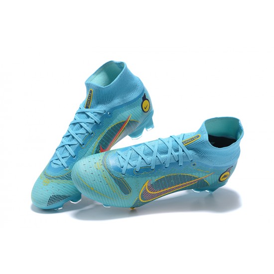 Kopačky Nike Superfly 8 Elite FG Žlutý Červené Oranžovýý High-top Kopačky Nike Superfly 8 Elite FG Žlutý Červené Oranžovýý High-top