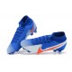 Kopačky Nike Superfly VII 7 Elite SE FG LightModrý Oranžovýý Bílý High-top Kopačky Nike Superfly VII 7 Elite SE FG LightModrý Oranžovýý Bílý High-top