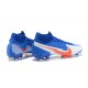 Kopačky Nike Superfly VII 7 Elite SE FG LightModrý Oranžovýý Bílý High-top Kopačky Nike Superfly VII 7 Elite SE FG LightModrý Oranžovýý Bílý High-top