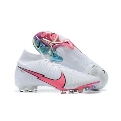 Kopačky Nike Superfly VII 7 Elite SE FG Bílý LightRůžový LightModrý High-top