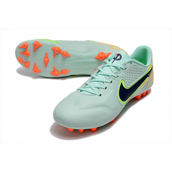 Kopačky Nike Legend 9 Academy AG Low-Top Turqoise Oranžovýý Kopačky Nike Legend 9 Academy AG Low-Top Turqoise Oranžovýý
