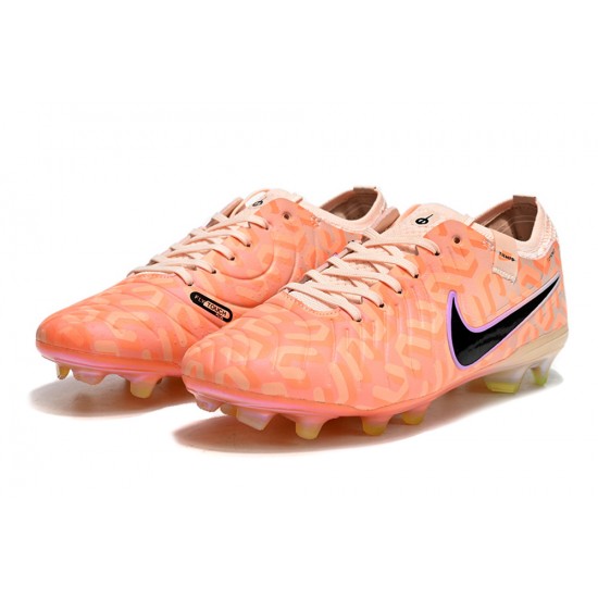 Kopačky Nike Tiempo Legend 10 Elite FG Low-Top Apricot Zlato Kopačky Nike Tiempo Legend 10 Elite FG Low-Top Apricot Zlato