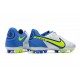 Kopačky Nike Tiempo Legend 9 Academy AG Low-Top Bílý Modrý Žlutý Kopačky Nike Tiempo Legend 9 Academy AG Low-Top Bílý Modrý Žlutý