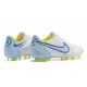 Kopačky Nike Tiempo Legend 9 Elite FG Modrý Bílý Modrý Žlutý Low-top Kopačky Nike Tiempo Legend 9 Elite FG Modrý Bílý Modrý Žlutý Low-top