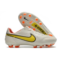 Kopačky Nike Tiempo Legend 9 Elite FG Low-Top Bílý Oranžovýý