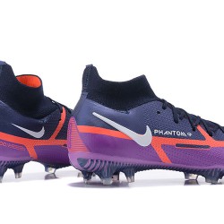 Kopačky Nike Phantom GT2 Dynamic Fit Elite FG Nachový Oranžovýý Černá Bílý High-top