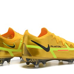 Kopačky Nike Phantom GT2 Elite FG Zlato Žlutý Černá Low-top