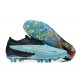 Kopačky Nike Phantom GX Elite FG Černá LightModrý Low-top Kopačky Nike Phantom GX Elite FG Černá LightModrý Low-top