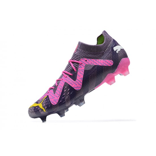 Kopačky Puma Future Ultimate FG Růžový Nachový Žlutý Zelená Low-top Kopačky Puma Future Ultimate FG Růžový Nachový Žlutý Zelená Low-top