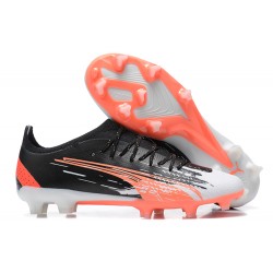 Kopačky Puma Ultra Ultimate FG Low-Top Černá Bílý Červené