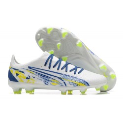 Kopačky Puma Ultra Ultimate FG Low-Top Modrý Bílý Žlutý